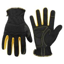 Luvas de trabalho HANDLANDY com tela sensível ao toque, flexíveis, respiráveis, médias