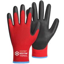 Luvas de trabalho KAYGO KG11W revestidas térmicas com PU vermelho M Luvas de trabalho KAYGO KG11W revestidas térmicas com PU vermelho M