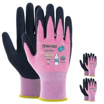 Luvas de trabalho KAYGO KGE19L ecológicas revestidas de borracha XS Pink Luvas de trabalho KAYGO KGE19L ecológicas revestidas de borracha XS Pink