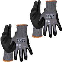 Luvas de trabalho Klein Tools 60585 Knit Dipped Cut Resistant Luvas de trabalho Klein Tools 60585 Knit Dipped Cut Resistant