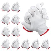 Luvas de trabalho LAFEIMZ 12 pares de algodão duplo para reparo Luvas de trabalho LAFEIMZ 12 pares de algodão duplo para reparo