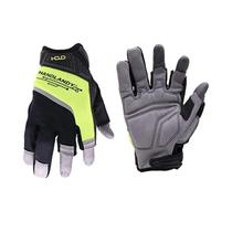 Luvas De Trabalho Masculinas Sem Dedos, Luvas De Segurança Para Direção Com Almofada