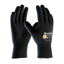 Luvas de trabalho MaxiFlex 34-8745 com revestimento de nitrilo, tamanho grande, pretas