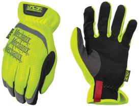 Luvas de trabalho Mechanix Wear Hi-Viz FastFit para homens GG