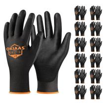 Luvas de trabalho OKIAAS Ultra Thin Lightweight para homens (12 pares) Luvas de trabalho OKIAAS Ultra Thin Lightweight para homens (12 pares)