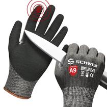 Luvas de trabalho resistentes a cortes Schwer ProGuard PR3326 Black (L)