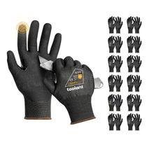 Luvas de trabalho resistentes a cortes Toolant A4 Fishing WoodEsculping 12 pares