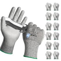 Luvas de trabalho resistentes ao corte Schwer CR3088 PU Coating 12 pares