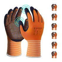 Luvas de trabalho Schwer LT5619 revestidas com nitrilo de microespuma nível 4