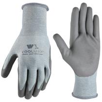 Luvas de trabalho Wells Lamont 499 para homens, cinza, GG