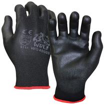 Luvas de trabalho WOLF de poliuretano revestidas com palma de nylon Shell Medium Luvas de trabalho WOLF de poliuretano revestidas com palma de nylon Shell Medium