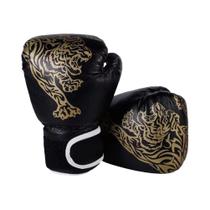 Luvas De Treinamento De Boxe Em Couro PU Respirável 2pcs Sanda Sparring Muay Thai MMA Karate