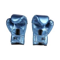 Luvas De Treinamento De Boxe Em Couro PU Respirável 2pcs Sanda Sparring Muay Thai MMA Karate