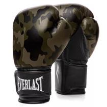 Luvas De Treino Everlast Spark Camuflada Verde 14OZ