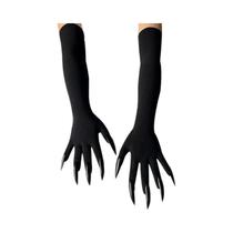 Luvas De Unhas Longas Assustadoras De 43cm Para Mulheres, Luvas De Fantasia De Halloween Com Garras Luvas De Unhas Longas Assustadoras De 43cm Para Mulheres, Luvas De Fantasia De Halloween Com Garras