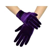 Luvas De Veludo Quentes De Cor Sólida Para Outono/Inverno: Luvas De Condução Modernas E Elásticas De