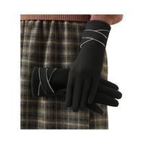 Luvas De Veludo Quentes Para Meninas, À Prova De Vento, Para Ciclismo E Condução No Inverno