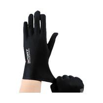 Luvas De Verão Para Homens Em Seda Gelada Com Proteção Solar, Respirável, Para Condução, Pesca,