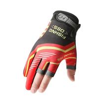 Luvas De Verão Para Pesca E Ciclismo Masculinas, Três Dedos, Proteção Solar, Antiderrapantes,