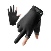 Luvas De Verão Unissex Com Tela Sensível Ao Toque Para Pesca E Ciclismo, Antiderrapantes,