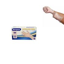 Luvas de vinil com pó tamanho g com 100 unidades bompack