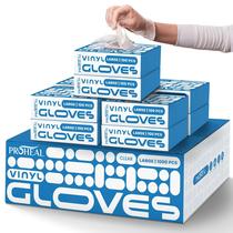 Luvas de vinil descartáveis ProHeal Large, estojo de 1000 unidades