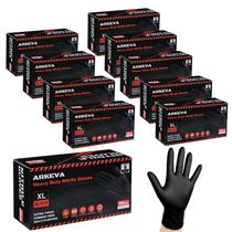 Luvas descartáveis ARKEVA Black Nitrile 6 Mil X-Large (1000)