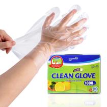 Luvas descartáveis CLEANWRAP LDPE BPA Free 1000 peças