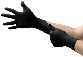 Luvas descartáveis de nitrilo Ansell Microflex Onyx N64 pretas