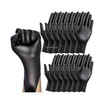 Luvas Descartáveis De Nitrilo Preto Para Cozinha Doméstica, Tatuagem, Limpeza De Carro E Trabalho