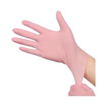 Luvas Descartáveis De Nitrilo Rosa 20 50 100PCS 35mil Sem Látex Para Limpeza Doméstica Preparação De