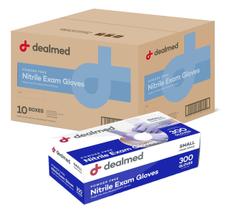 Luvas descartáveis Dealmed Nitrile Medical Grade 3000 ct Luvas descartáveis Dealmed Nitrile Medical Grade 3000 ct