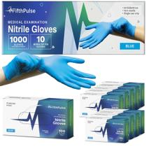 Luvas descartáveis FifthPulse Nitrile 3 Mil Large 1000 Count