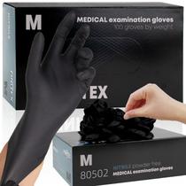 Luvas descartáveis FINITEX Black Nitrile 5mil 100 unidades