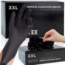 Luvas descartáveis FINITEX Black Nitrile 5mil 100 unidades