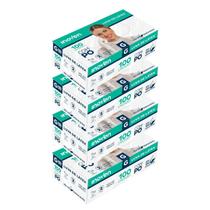 Luvas descartáveis Látex com Pó Inoven 400 unidades Kit 4 caixas Limpeza Gastronomia Alimentos estética
