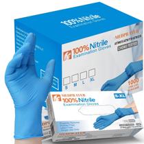 Luvas descartáveis MEDPRAYER Nitrile Exam 4 mil (grandes) x1000