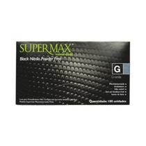 Luvas Descartáveis Nitrilicas Supermax Kit 3 unidades