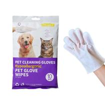 Luvas Descartáveis Para Higienização De Pets Limpeza Banho a Seco - Sorrino
