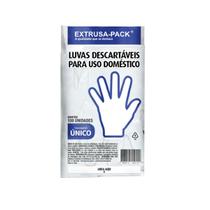 Luvas Descartáveis Plástica Uso Doméstico - Emb.c/100 Unid.