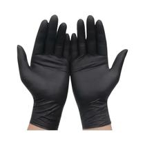 Luvas Descartáveis Pretas de Nitrilo - Sem Látex, à Prova d'Água e Duráveis para Cozinha