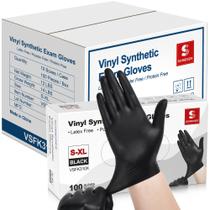 Luvas descartáveis Schneider Black Vinyl Synthetic 4mil (M) Luvas descartáveis Schneider Black Vinyl Synthetic 4mil (M)