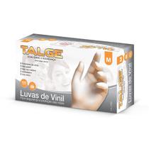 Luvas Descartáveis Talge Tamanho M Vinil C Pó 100 Unidades Luvas Descartáveis Talge Tamanho M Vinil C Pó 100 Unidades