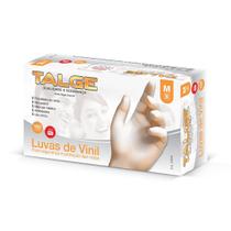 Luvas Descartáveis Talge Tamanho M Vinil S/ Pó 100 Unidades Luvas Descartáveis Talge Tamanho M Vinil S/ Pó 100 Unidades