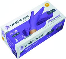 Luvas Descartáveis Unigloves Clássico De Látex Com Pó X 100 Unidades