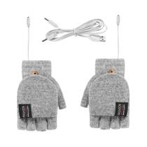 Luvas Elétricas Aquecidas Recarregáveis Por USB, Aquecedores De Mãos Para O Inverno, Para Mulheres E