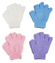Luvas esfoliantes ATB Premium Scrub Wash Mitt 4 pares Luvas esfoliantes ATB Premium Scrub Wash Mitt 4 pares