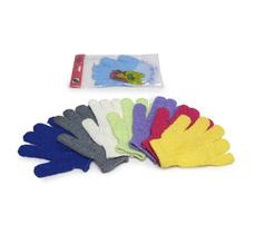 Luvas Esfoliantes Para Banho C/2 unidades Par - Verde Limão