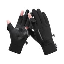 Luvas Esportivas De Inverno Impermeáveis E À Prova De Vento Com Tela Sensível Ao Toque,