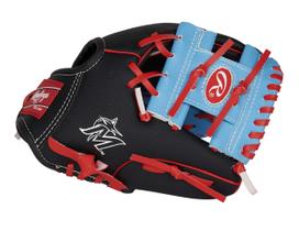 Luvas Esportivas Rawlings Miami Marlins Juvenil 25 cm